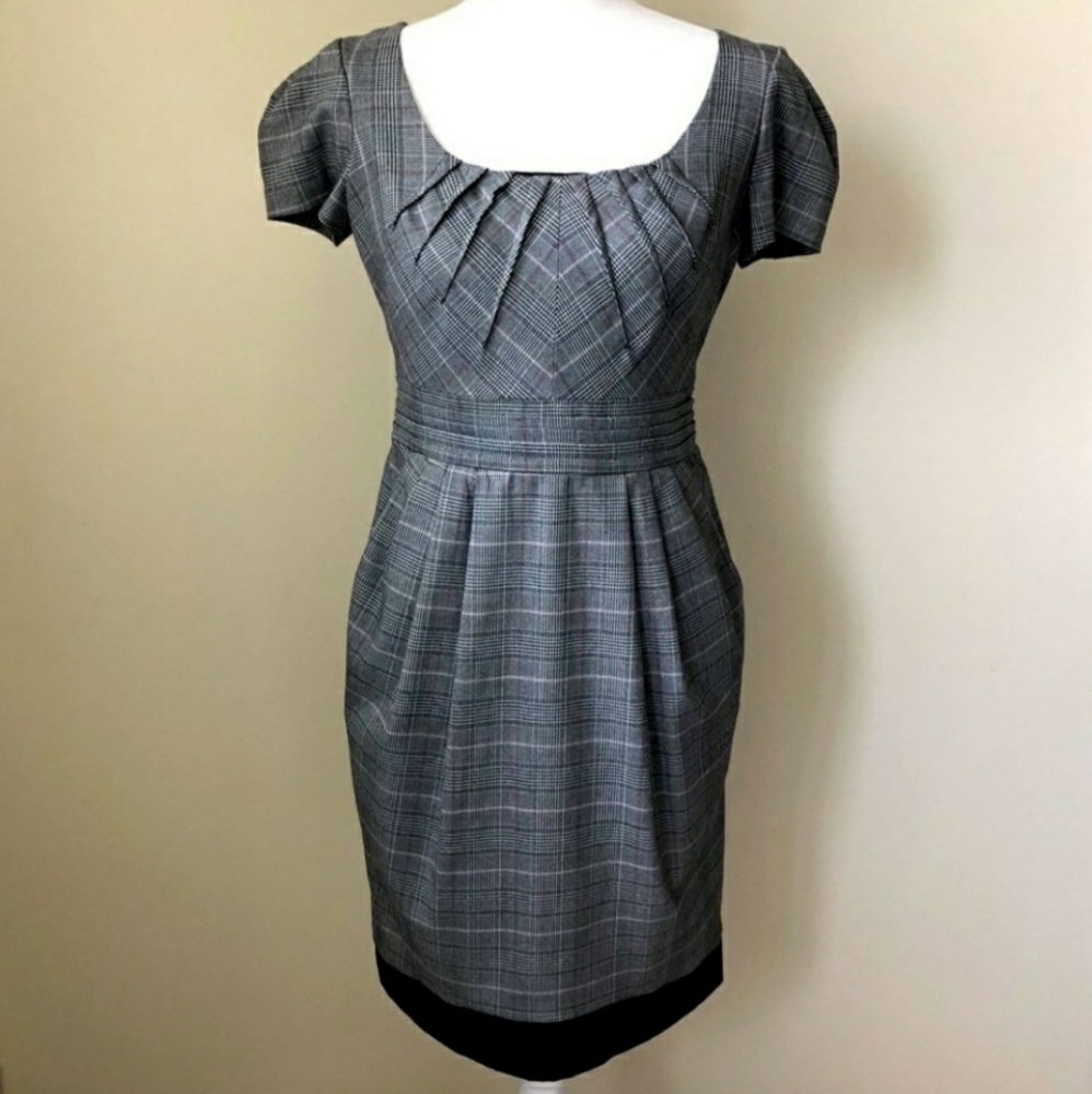 Max and Cleo Dress Size: 6 Tartan Plaid Cap Sleeve Pleated NWT New